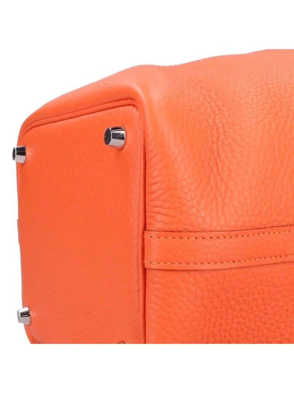 Hermes Picotin Lock PM Orange Taurillon Clemence Handbag PM